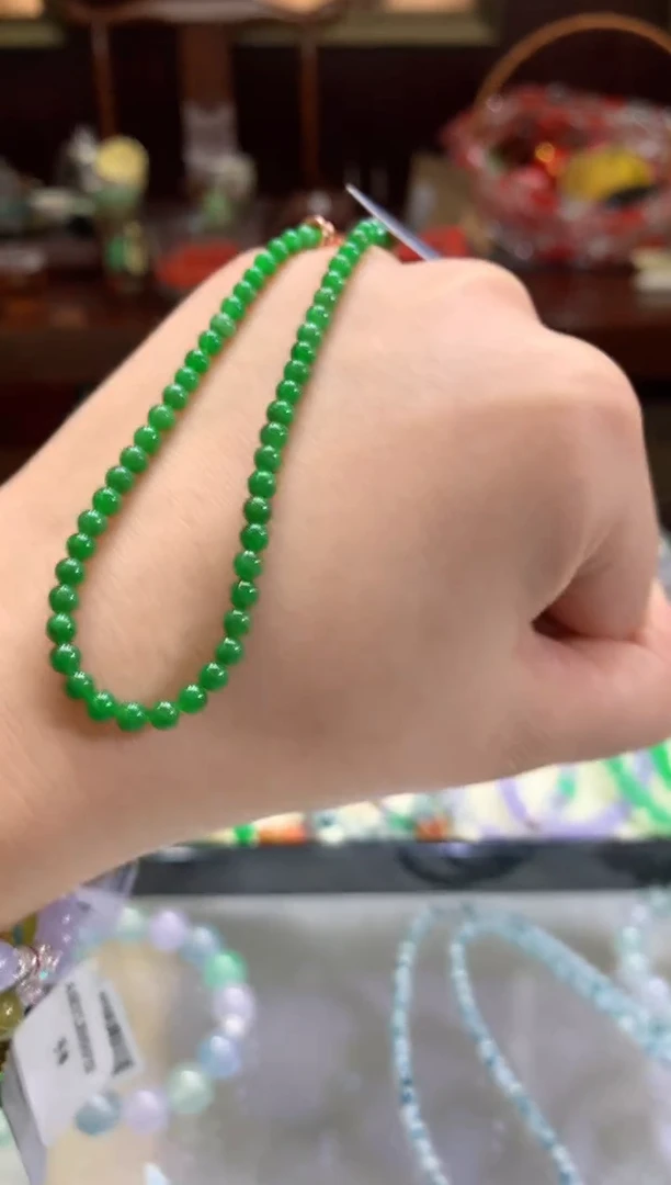 未镶嵌手串翡翠A184|2800