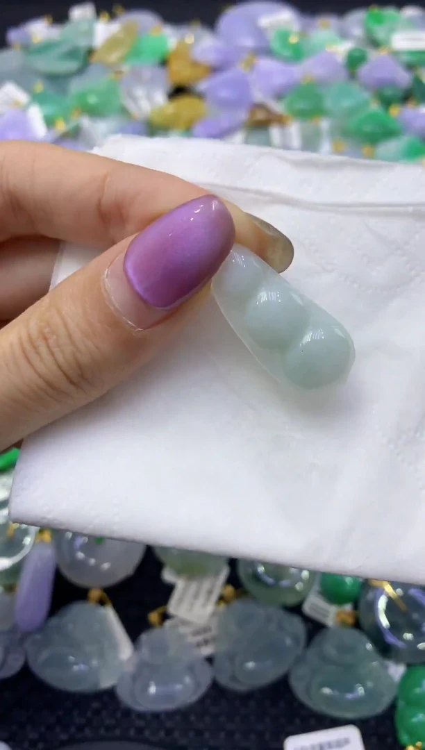 颈饰未镶嵌翡翠天然缅甸翡翠A货