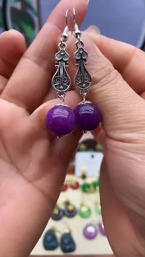 未镶嵌苏纪石（舒俱来）耳饰118