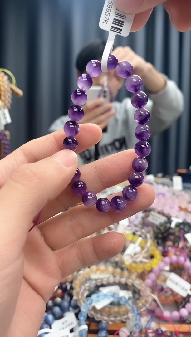 【闪购商品】水晶手链未镶嵌紫超七