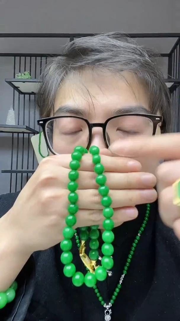 【闪购商品】翡翠颈饰合金段家玉10mm