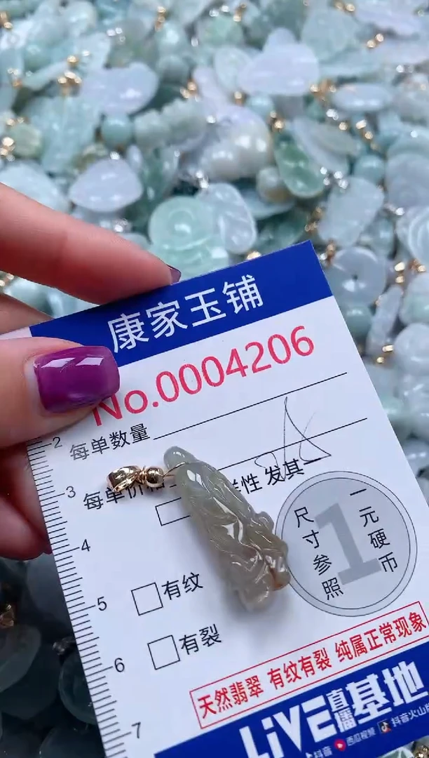 颈饰未镶嵌翡翠4206
