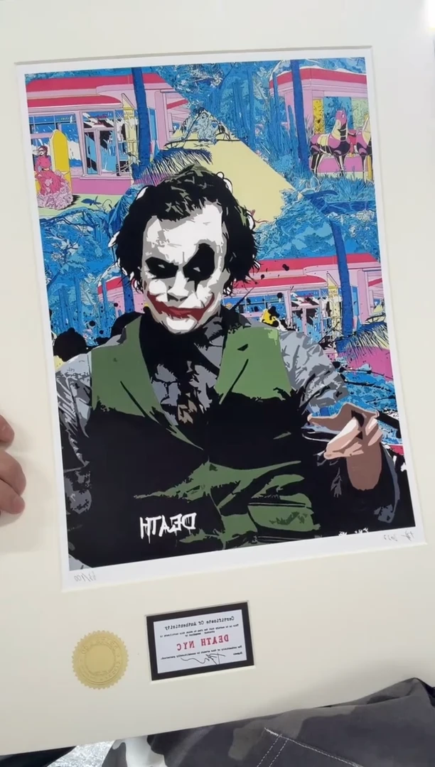 death版画希斯莱杰一个带卡纸