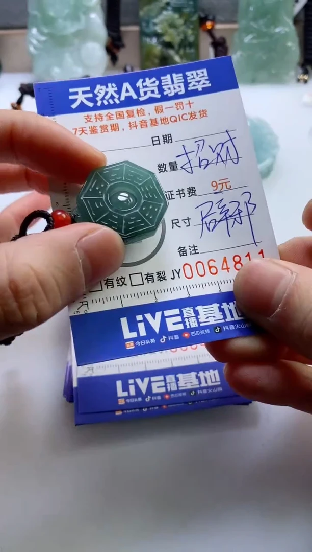 【闪购商品】翡翠挂件未镶嵌