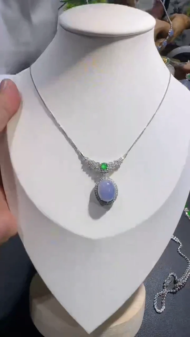 【闪购商品】翡翠套链18K金镶嵌套链