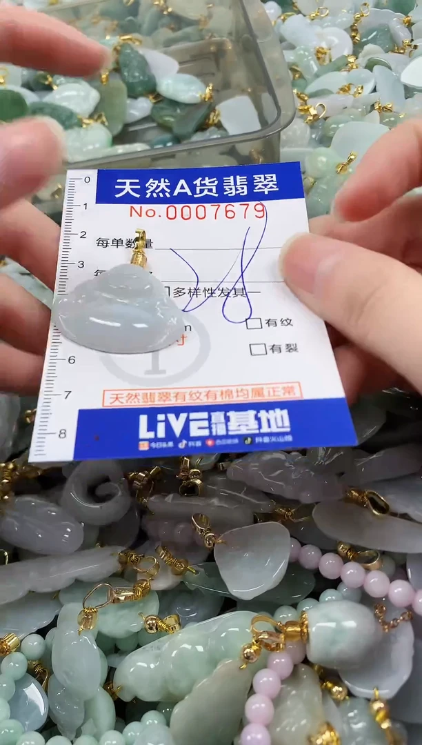 颈饰未镶嵌翡翠纯天然a货翡翠