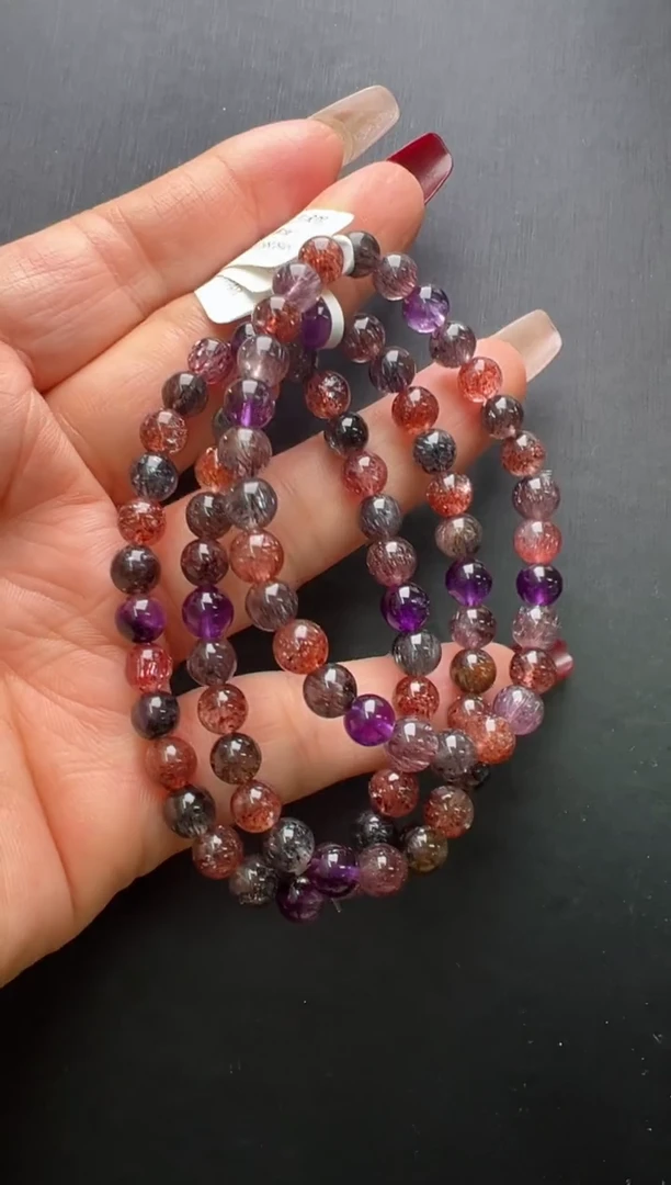 【闪购商品】水晶手串未镶嵌超七手串6m+多样性发一 JP38046