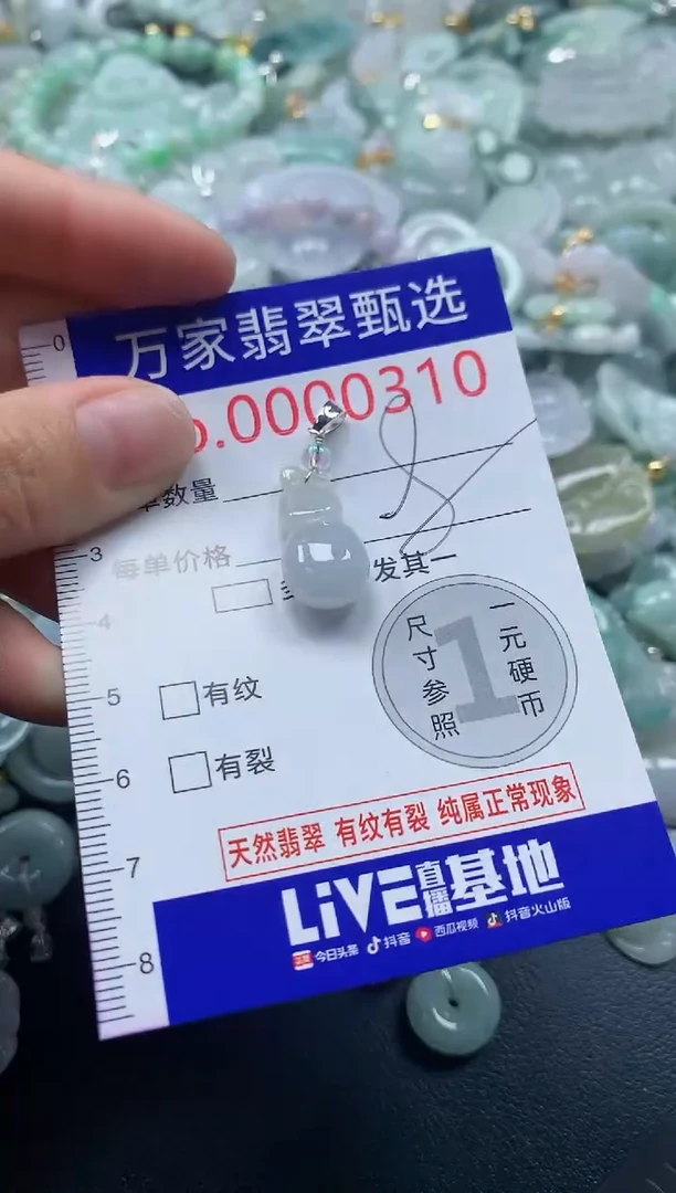 吊坠(不含链)未镶嵌翡翠0310