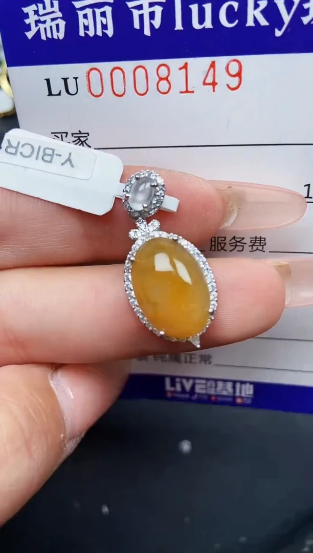 【闪购商品】翡翠颈饰银S925镶嵌8149