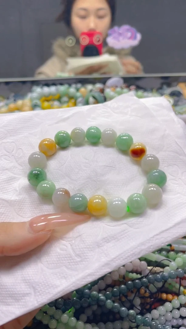 颈饰未镶嵌翡翠10MM