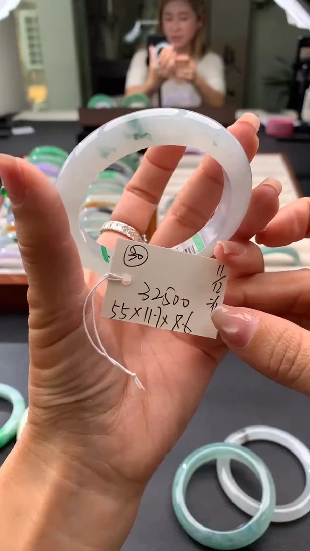 未镶嵌手镯翡翠翡翠手镯#30  圈口55