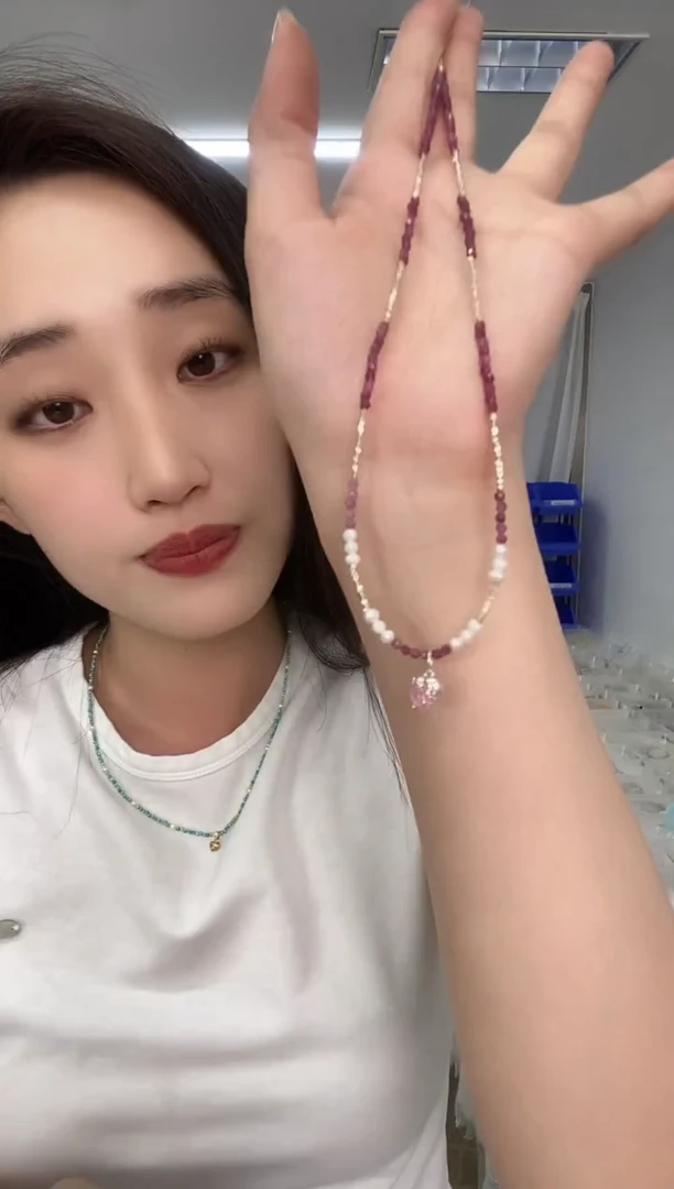 手链银S925镶嵌碧玺天然珠宝多样性发其一