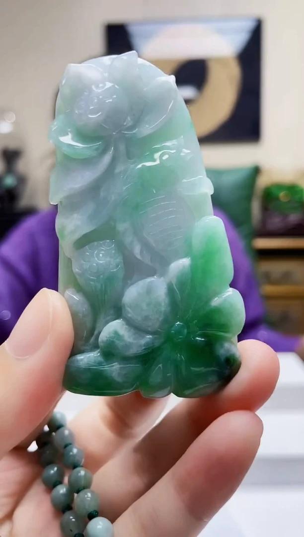 未镶嵌定制翡翠吊坠24