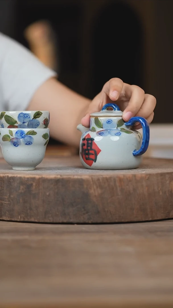 瓷片景德镇高温釉下彩（食品级）