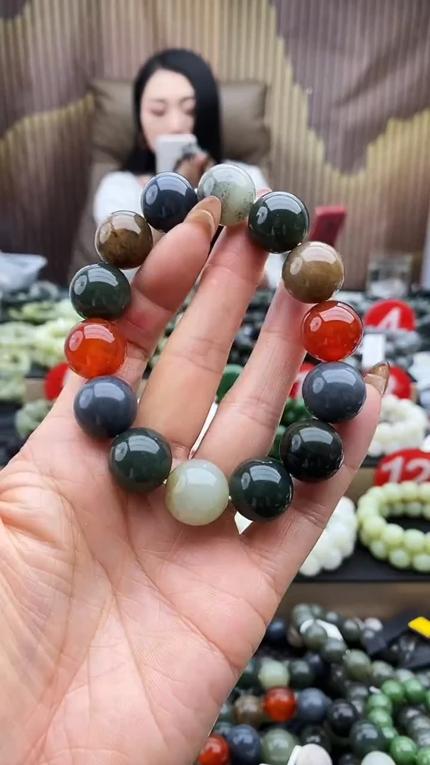 未镶嵌手串和田玉多宝全家福16