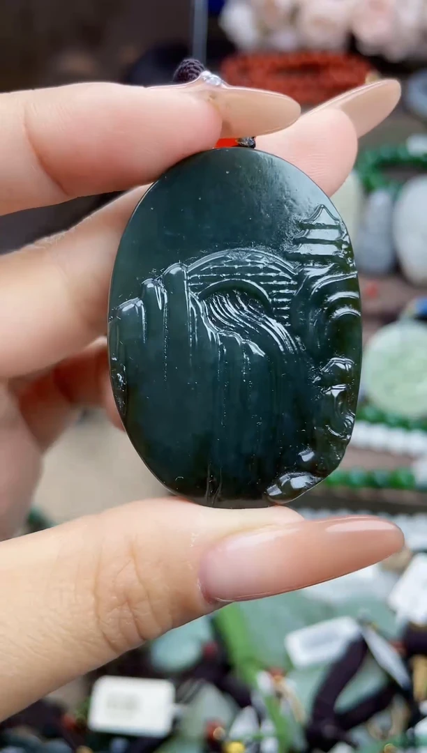 颈饰未镶嵌和田玉未镶嵌和田玉吊坠多样性拍一发一