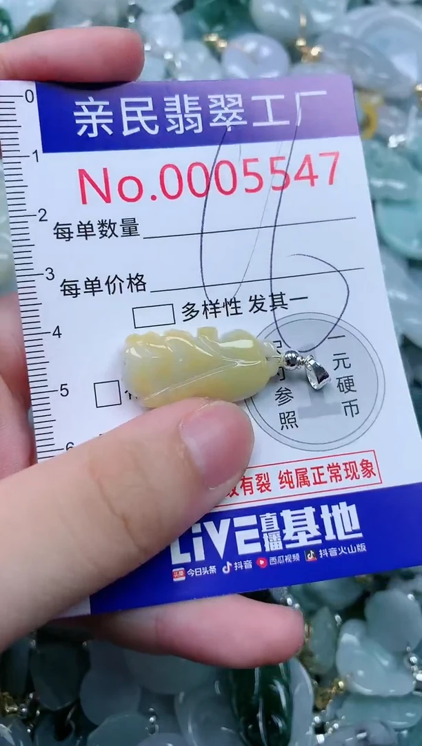 翡翠未镶嵌吊坠(不含链)5547