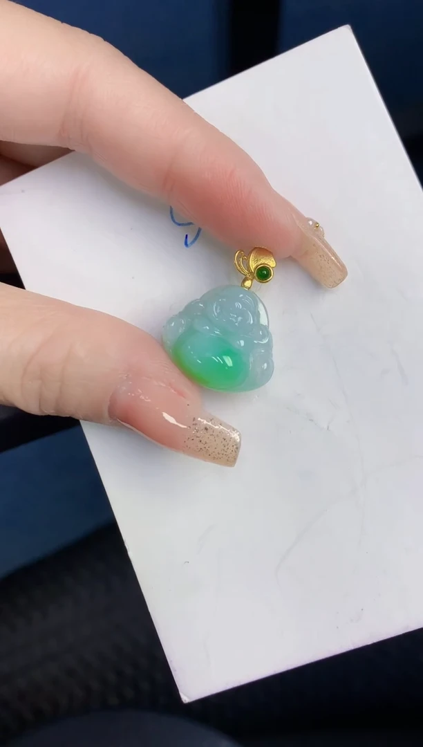 颈饰未镶嵌翡翠缅甸天然翡翠A货