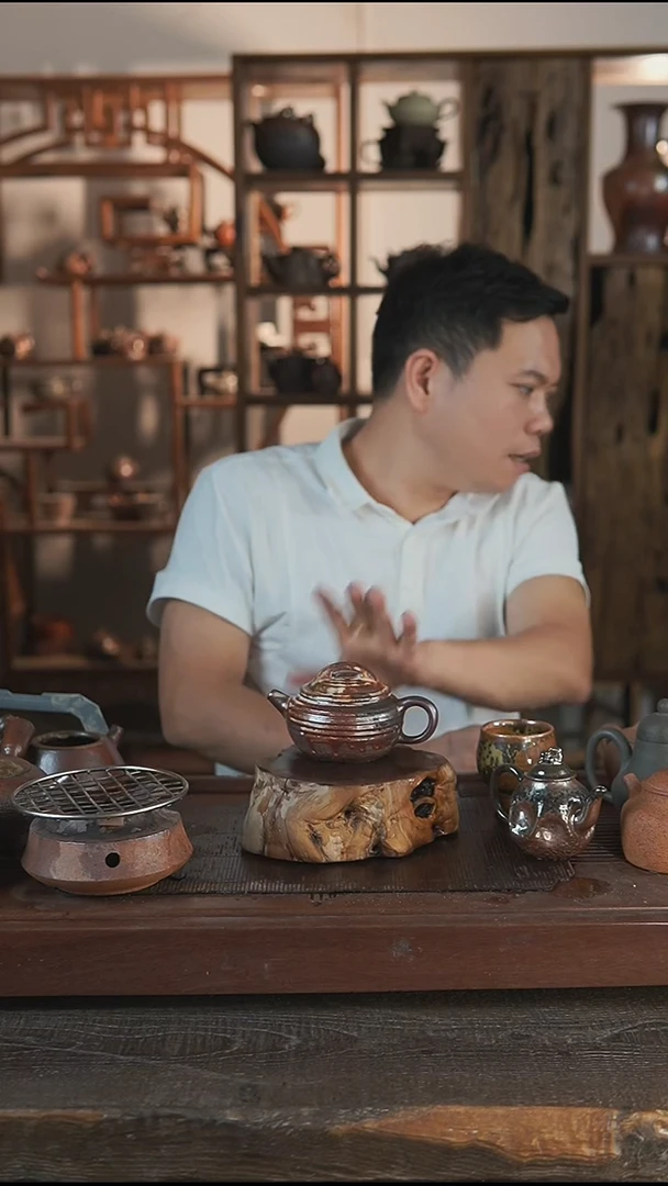 紫砂全手工汉瓦壶