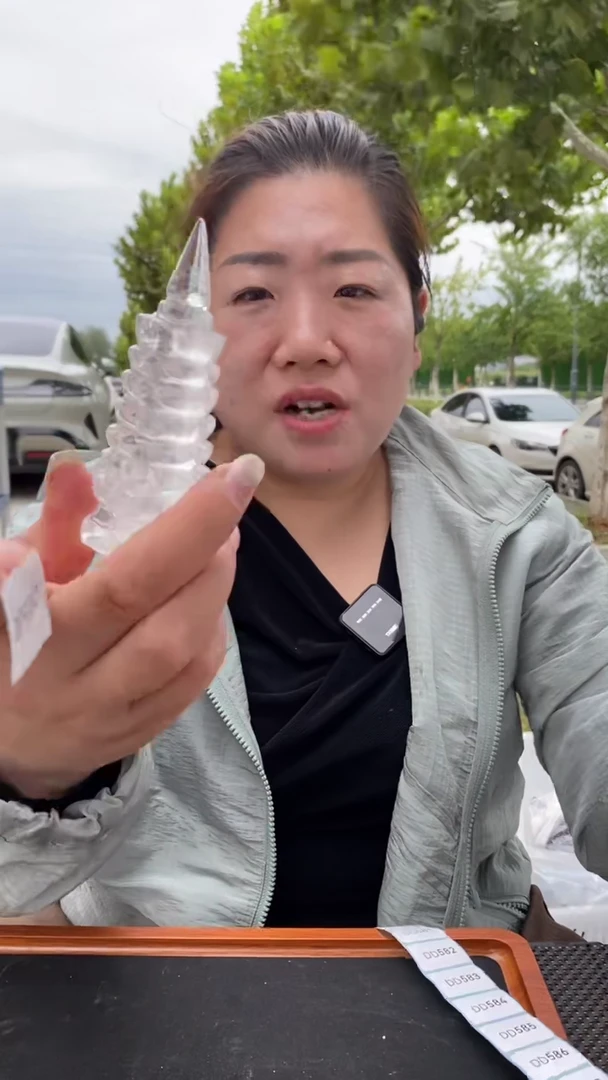 未镶嵌珠宝半成品水晶白水晶文昌塔D568