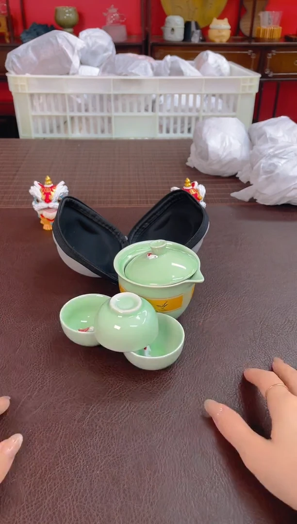 【闪购商品】瓷片【沉鱼茶器】清货底价 库存单一