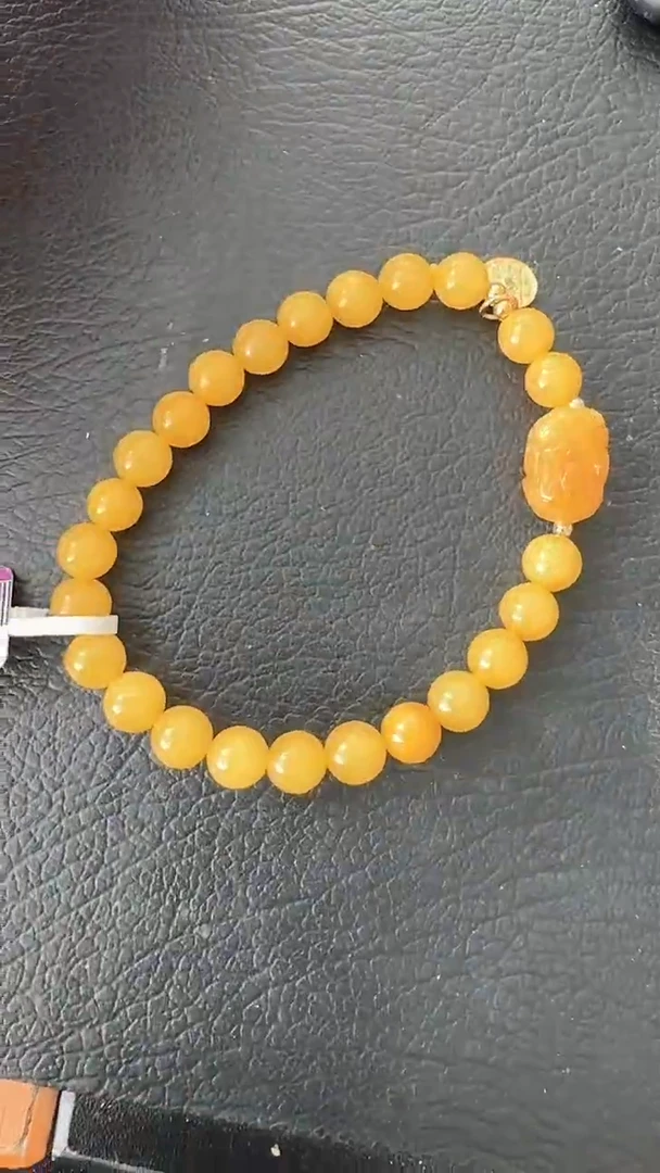 裸石蜜蜡未镶嵌荣倩手串