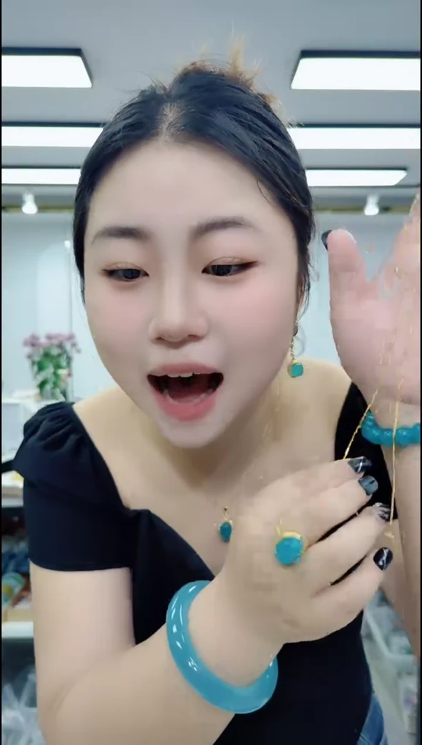 玛瑙/玉髓颈饰合金2601金色项链