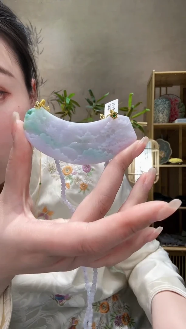 【闪购商品】翡翠耳饰未镶嵌吊坠