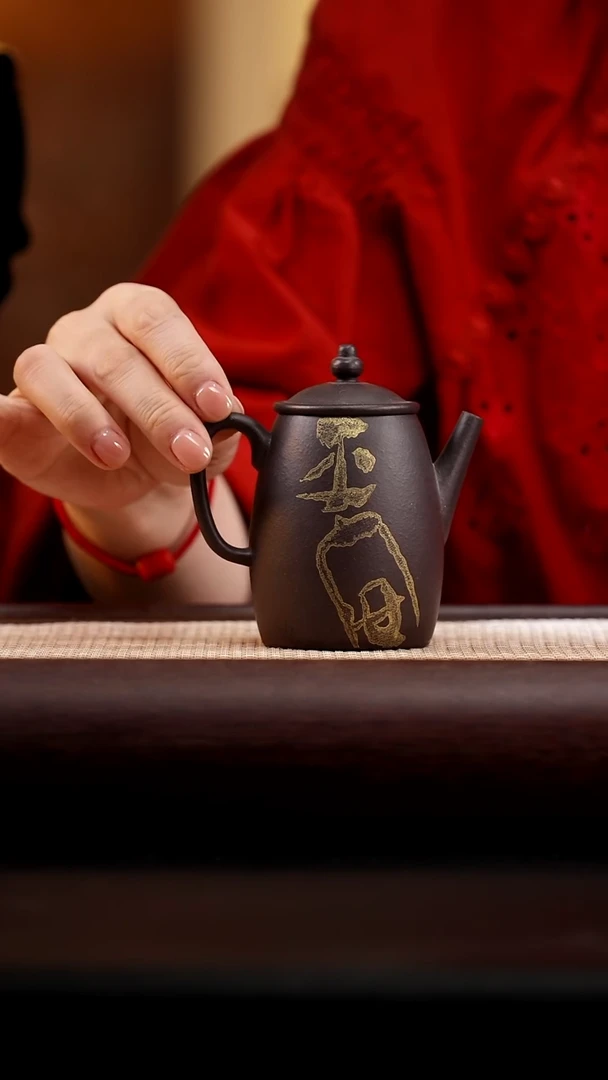 茶壶紫砂拼紫平安