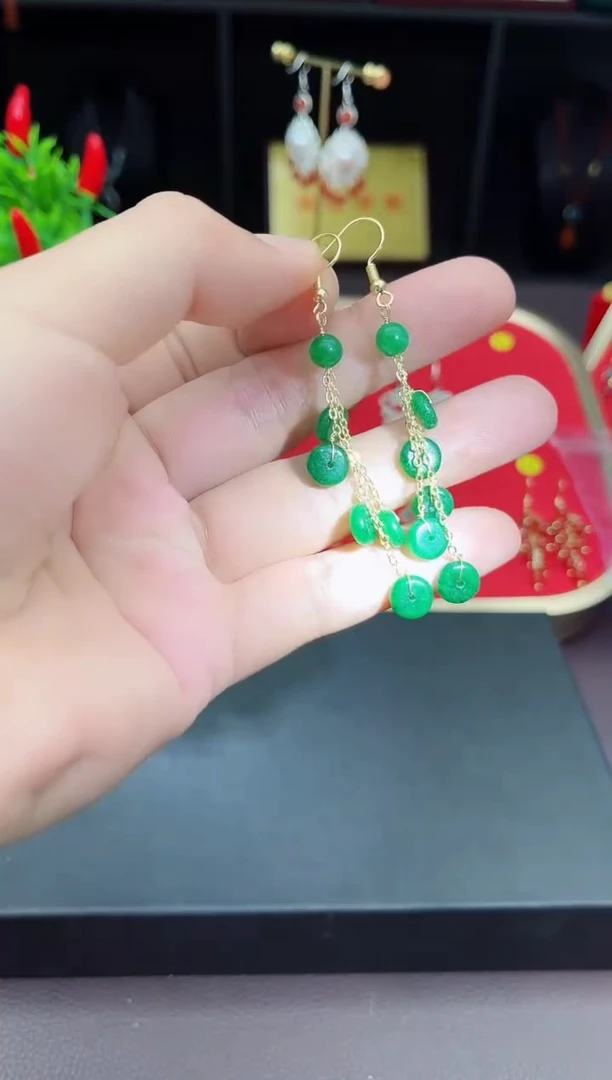 【闪购商品】玛瑙/玉髓耳钉银S925镶嵌528000