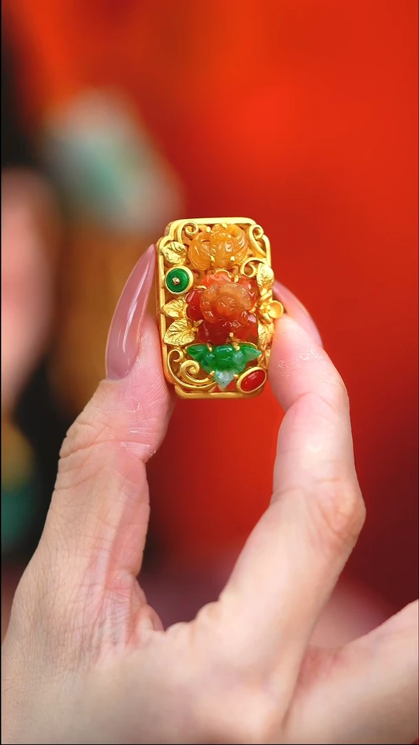 银S925镶嵌手链翡翠新款