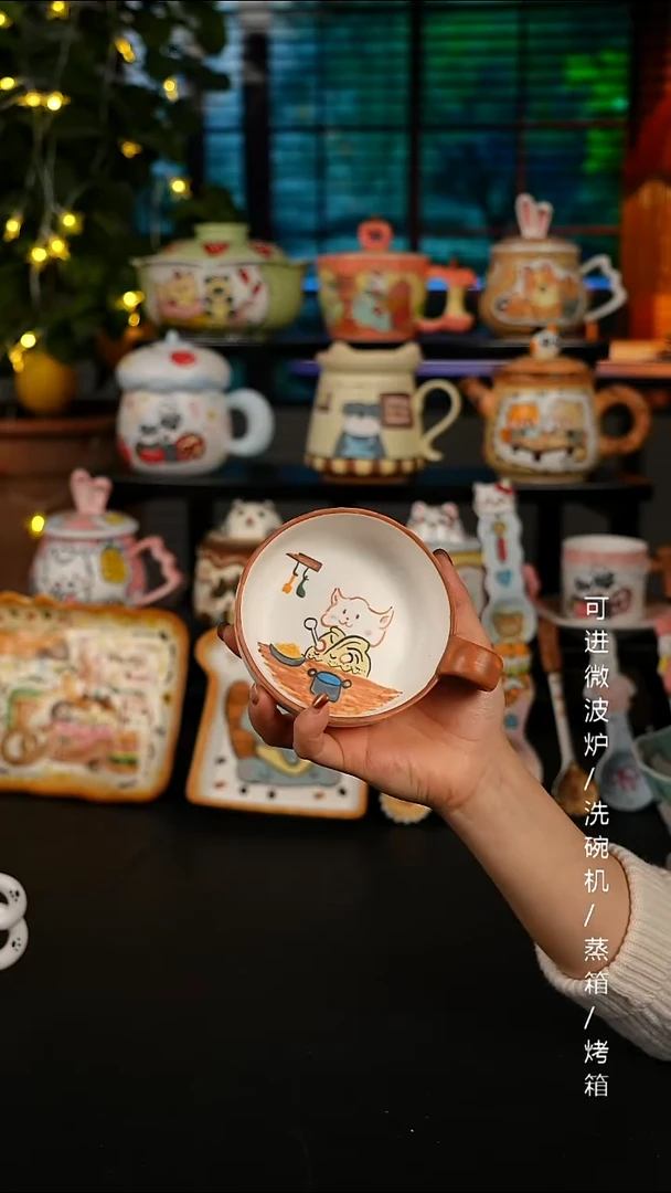 陶瓷无盖款画片随机默认微瑕 不退不换