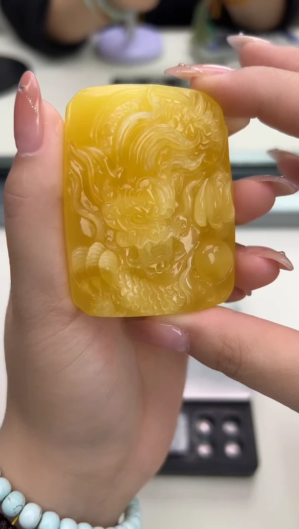 裸石琥珀未镶嵌琥珀蜜蜡吊坠