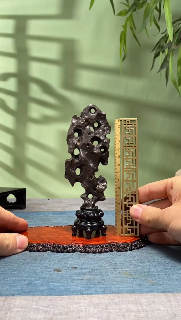 石材树脂底座 石头是青州玲珑石