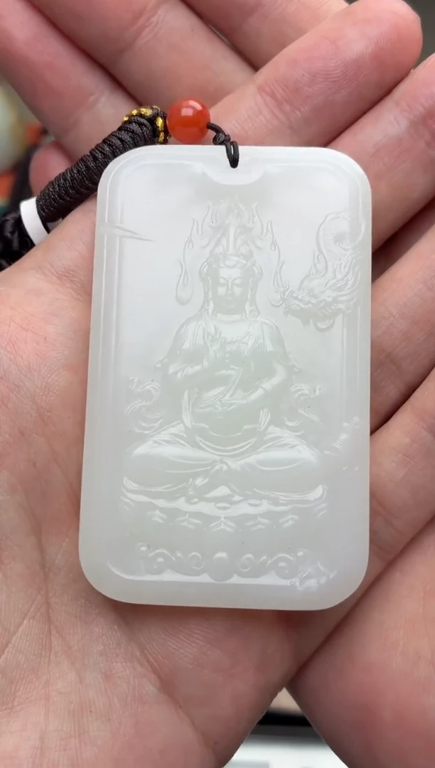 和田玉未镶嵌颈饰43