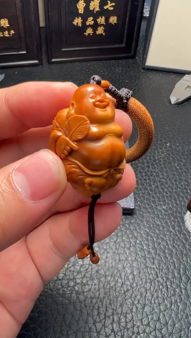手串/手链橄榄核回血浮华本工2.5整身立雕弥勒单件