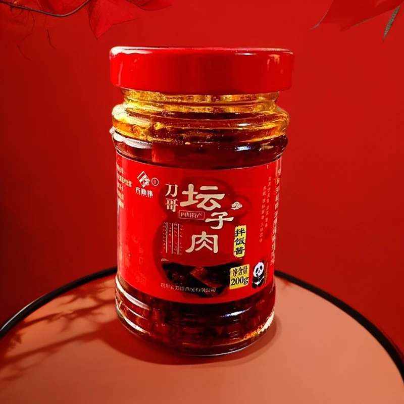 坛子肉拌饭4瓶浓香炒菜味道不辣即食香辣拌面酱麻辣四川l开胃牛肝