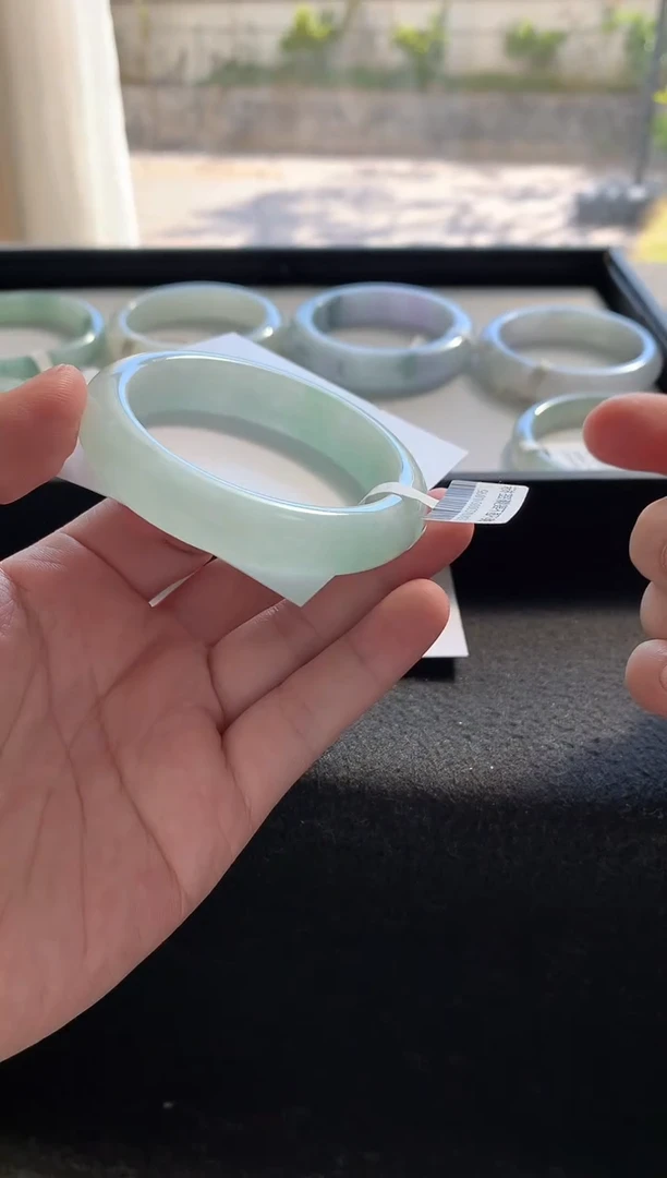 未镶嵌手镯翡翠53.2正圈Y4095买断