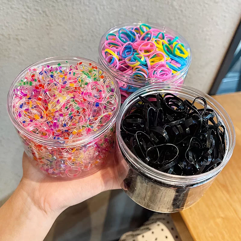 俏皮可爱五彩缤纷彩色小皮筋