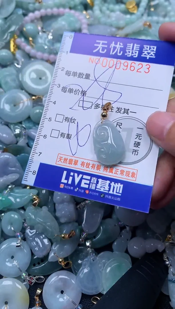 颈饰未镶嵌翡翠9623