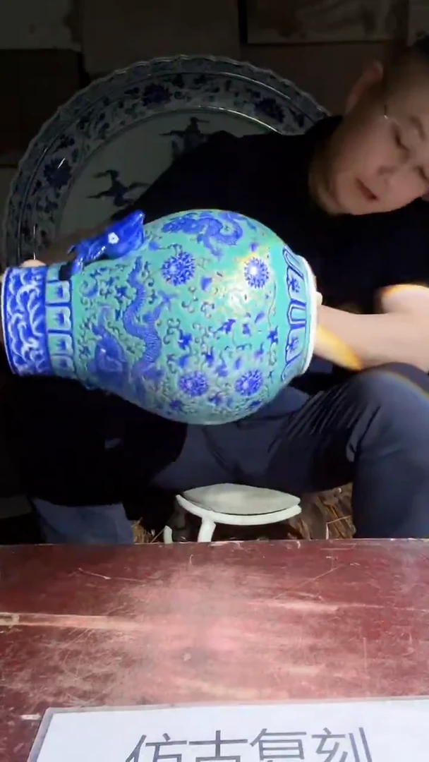 摆件景德镇陶瓷流水161