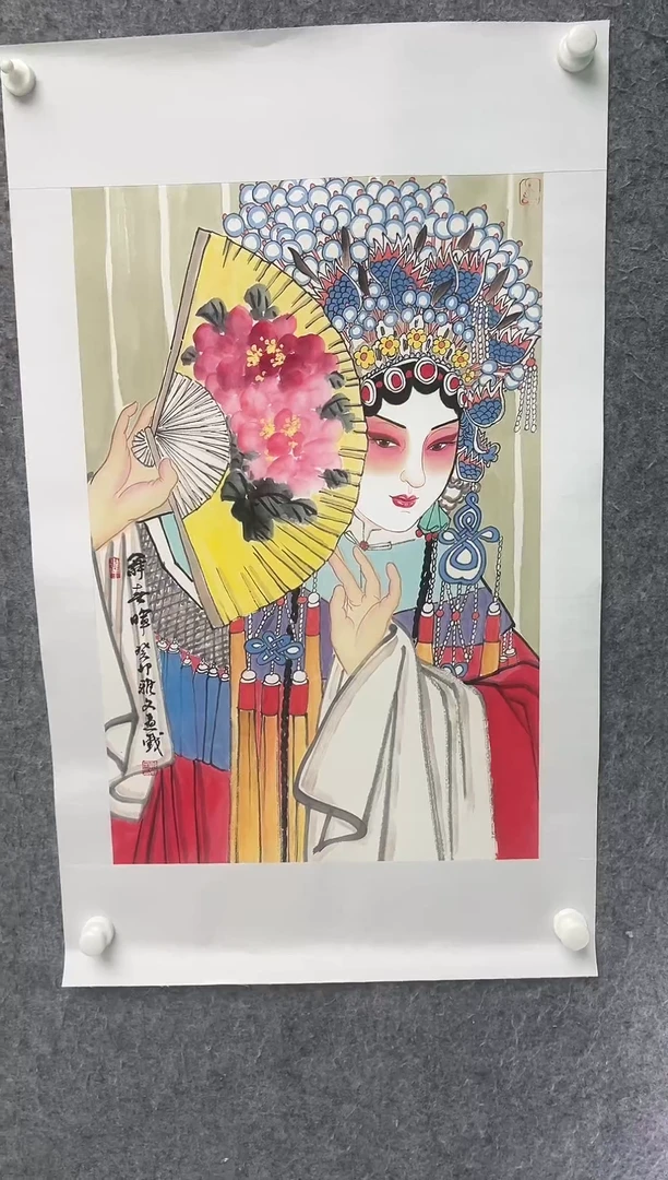 油画郑雅文-2.7平尺-国画