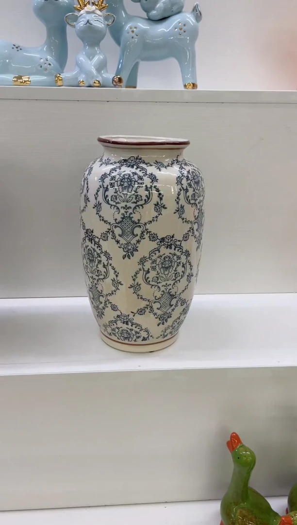 陶瓷冬瓜瓶（小花）