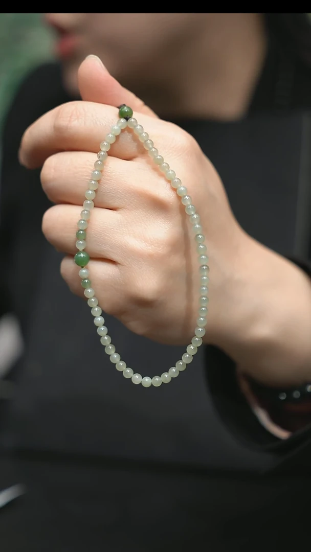 颈饰未镶嵌和田玉4mm