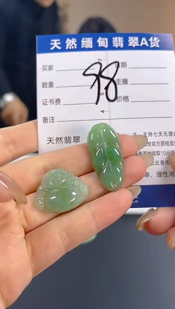 颈饰未镶嵌翡翠纯天然缅甸翡翠A货