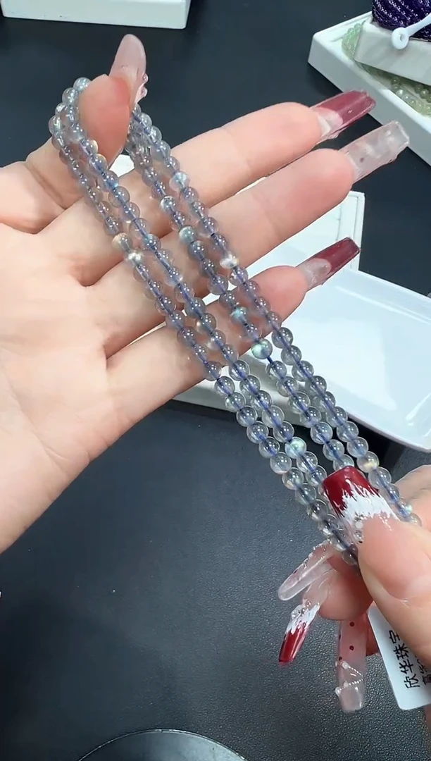 【闪购商品】水晶手串未镶嵌40p多样性发其一/1条默认微瑕