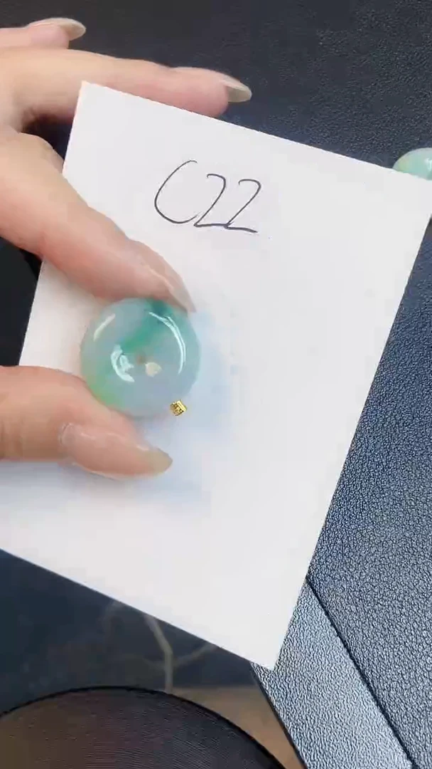 【闪购商品】翡翠颈饰18K金镶嵌00000000