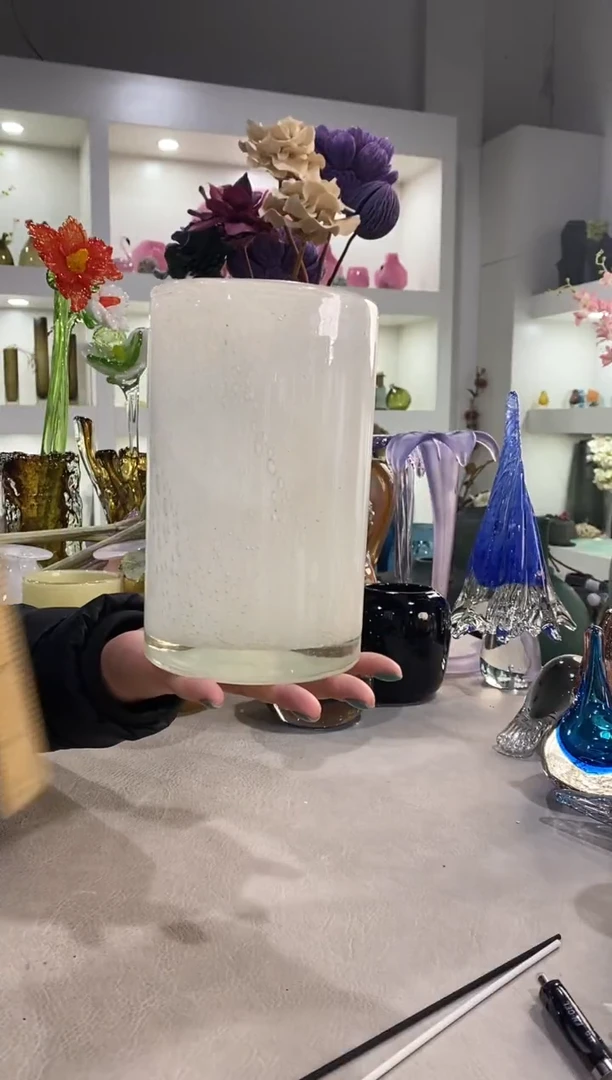 慕忆家手作琉璃花瓶