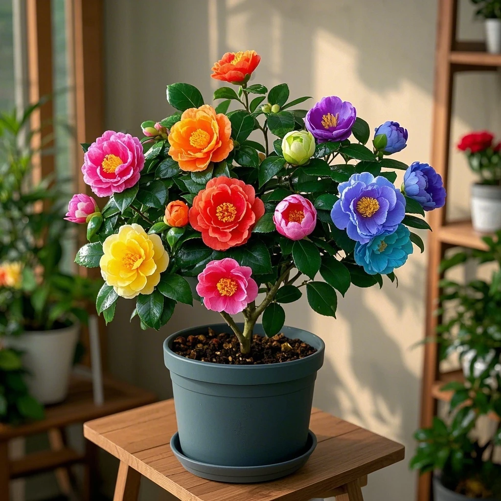 【多色开花】山茶花苗重瓣浓香花卉耐寒耐热四季开花好养植物庭院种