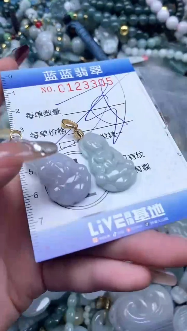 【闪购商品】翡翠颈饰未镶嵌闪购0123305多样性发其一